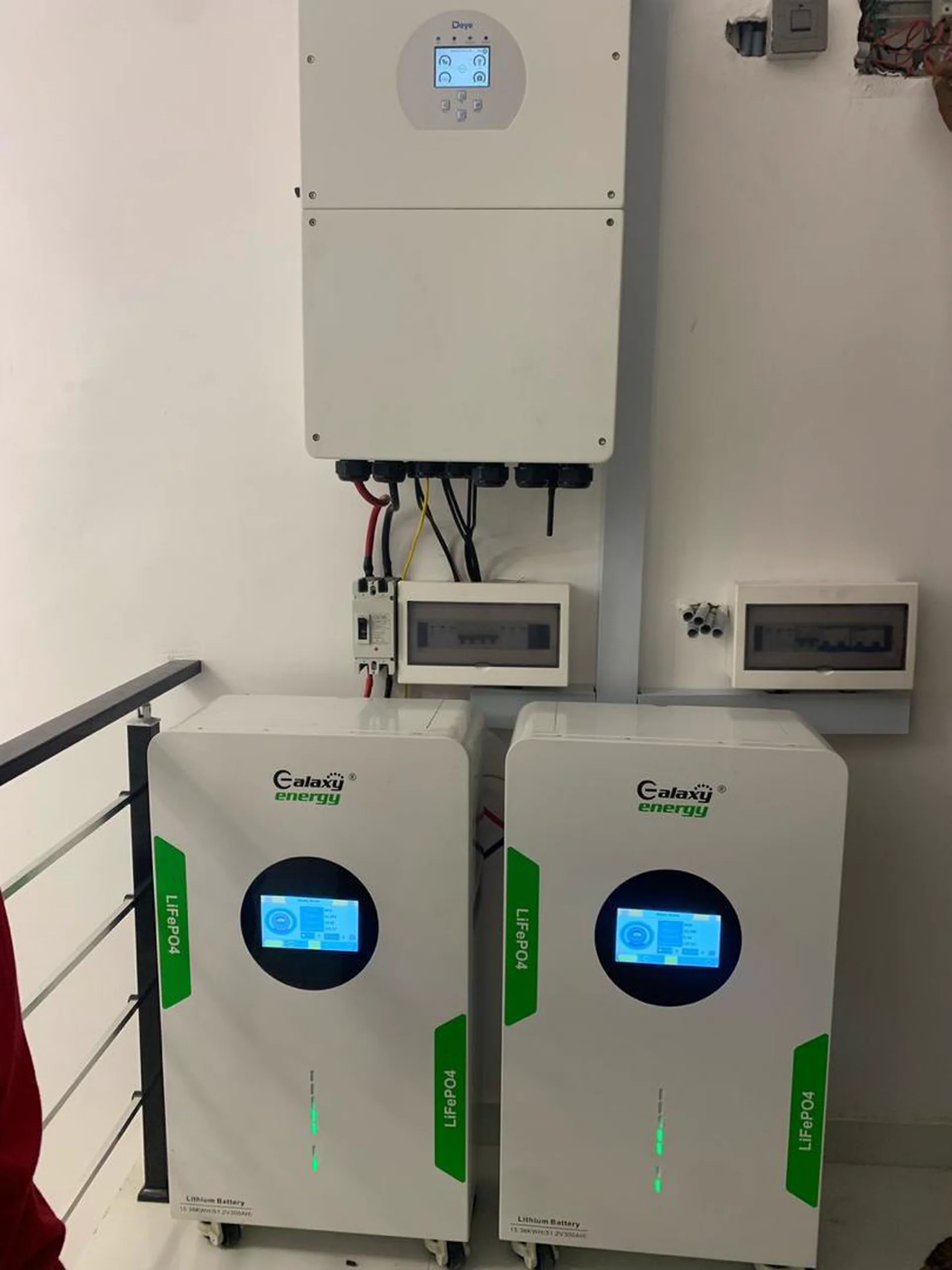 Stacked residential energy-system equipment