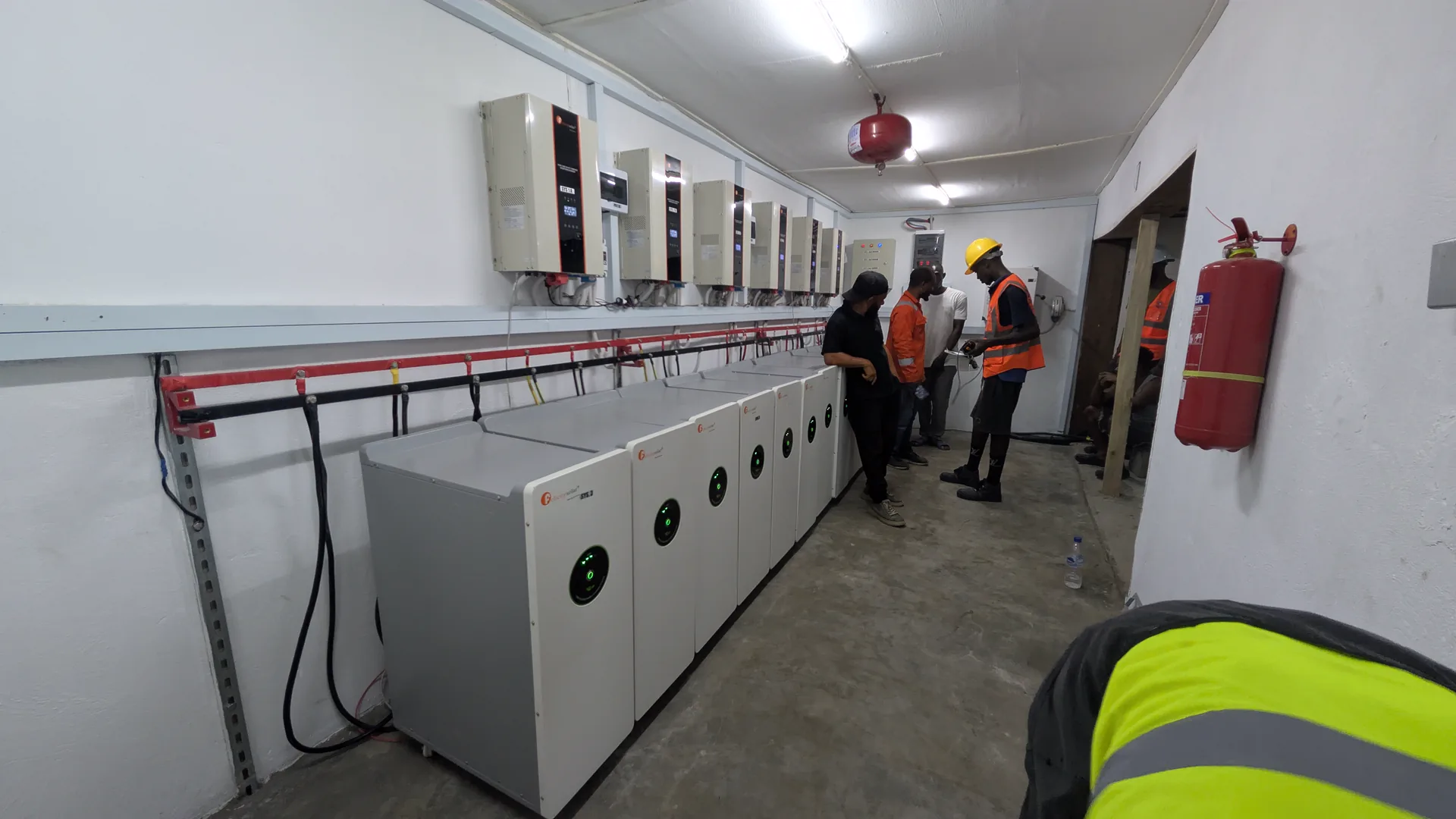 Overview of an industrial energy room