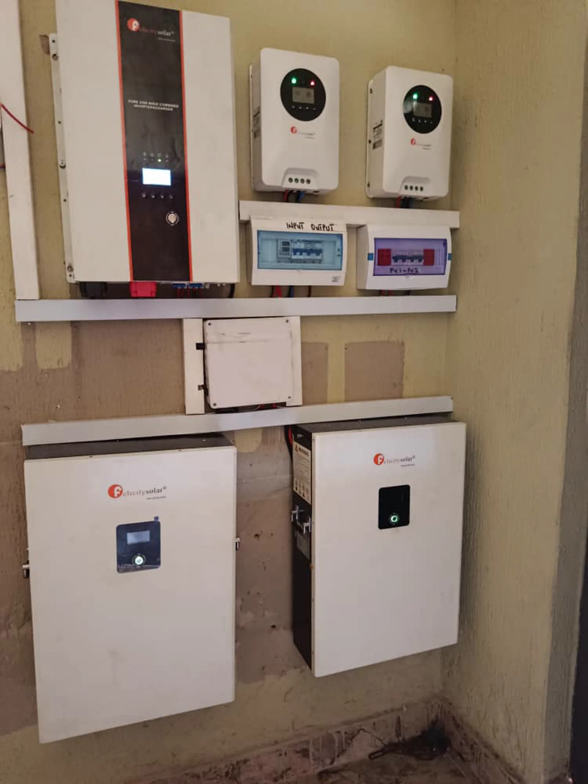 Wall-mounted solar inverter equipment